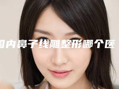 国内鼻子线雕整形哪个医生好：鼻子线雕整形医生50强全面出击